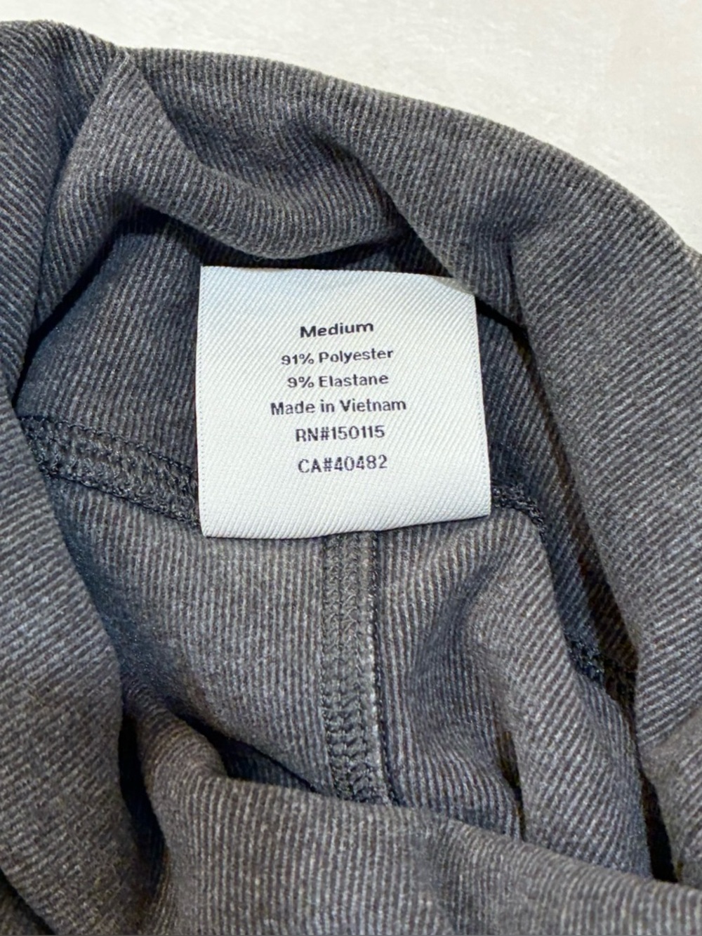 Varley Rainer Roll Neck Jumper Brushed Rib Iron Marled Gray Medium Women’s - Picture 9 of 11